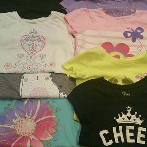 Lot of 8 T-shirts Toddler Size 4